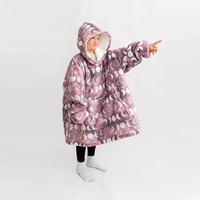 Antler Moon Hooded Blanket Cosy Camper