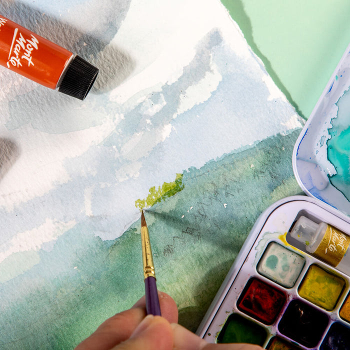 Artist Watercolour Brush Premium Sable Round 2