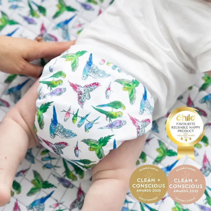 Budgie Banter Reusable Cloth Nappy