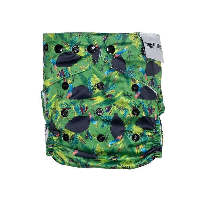 Cassowary Crest Large/Night Cloth Nappy