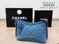 CC Blue Quilt Denim Bag