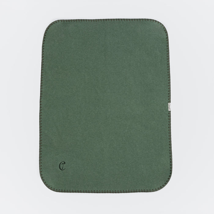 Cloud7 Fleece Dog Blanket Dusty Green Sustainable Luxury Travel Throw