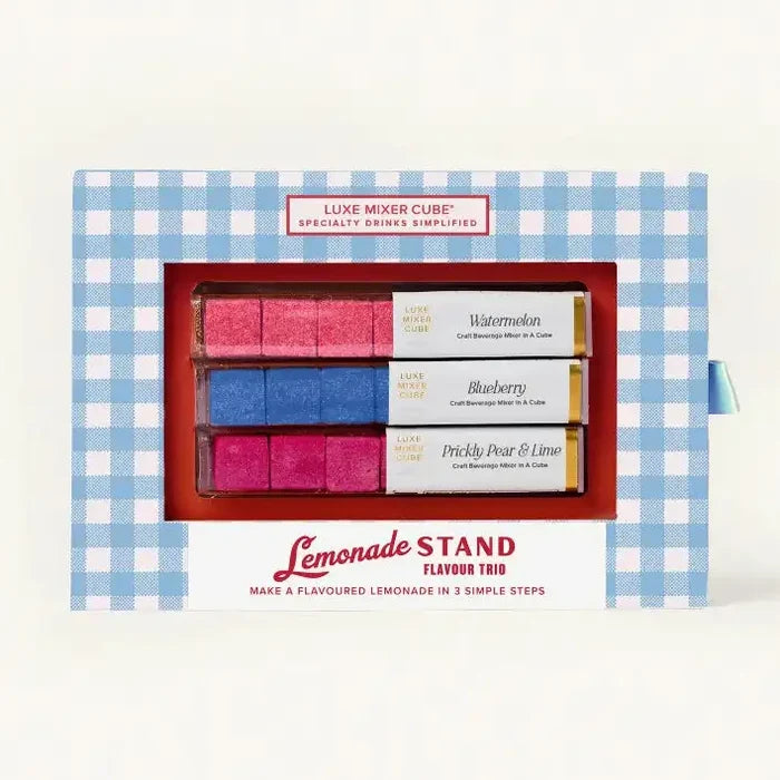Craft Lemonade Mixer Set | Watermelon, Prickly Pear &, Blueberry Mixer Cubes
