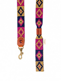 Buddys Dog Wear Peruvian Indian Blue Cotton Dog Collar Lead Leash