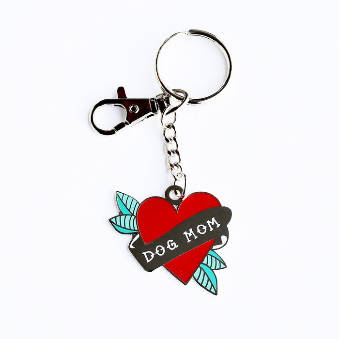 DOG MOM KEYCHAIN