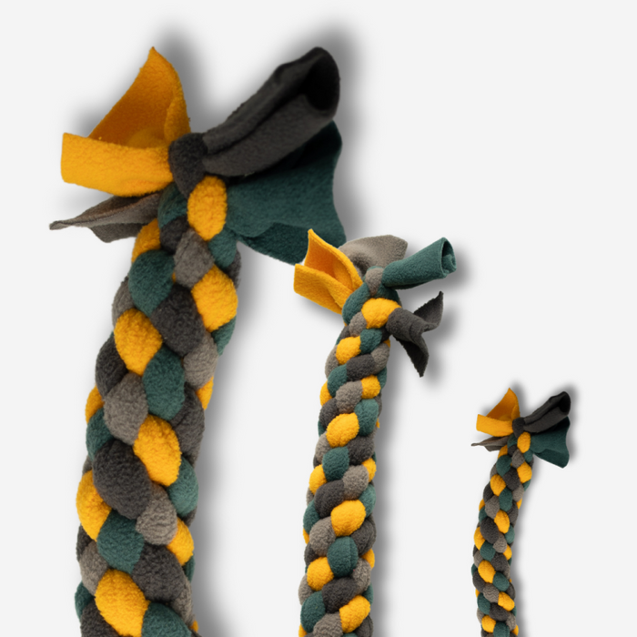 Dog Tug Toy, KNOTLI Yellow/Grey