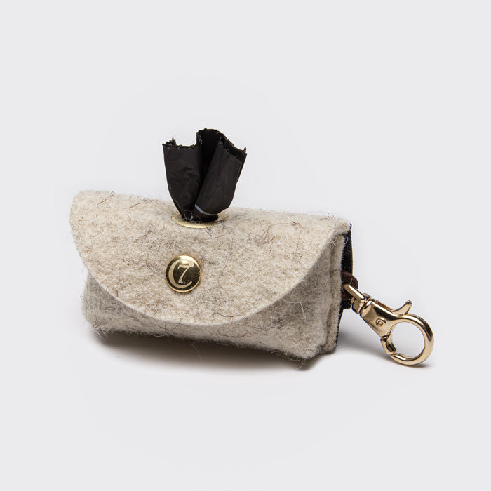 Cloud7 Doggy-Do Bag with Snap Hook | Premium Felt Poop Bag Dispenser