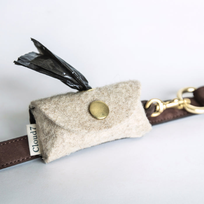 Cloud7 Doggy-Do Bag with Snap Hook | Premium Felt Poop Bag Dispenser