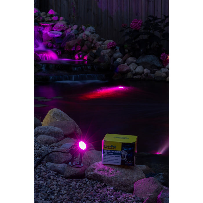 Easy Pro Pond Cabrio Color Changing LED Submersible Light - Stainless Steel CLED4SS