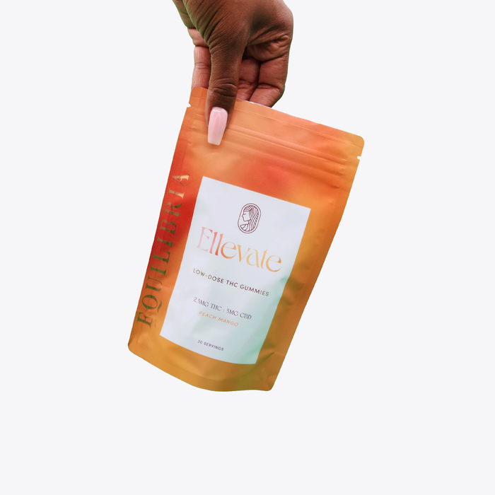 Ellevate THC Gummies - Peach Mango
