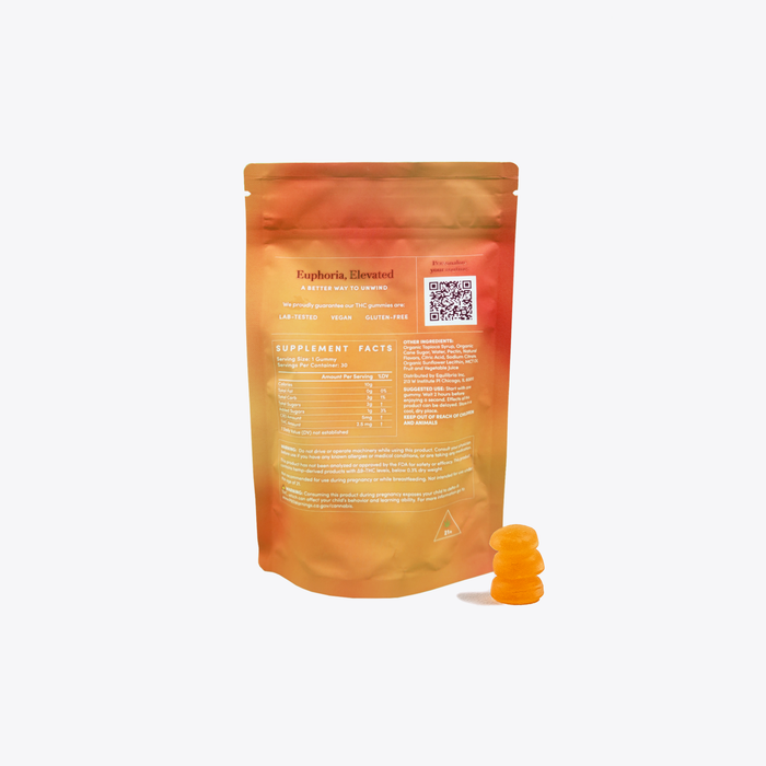 Ellevate THC Gummies - Peach Mango