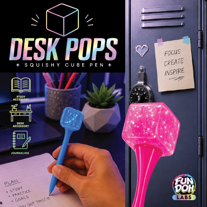 Fun Doh Squishy Cube Toy Pen