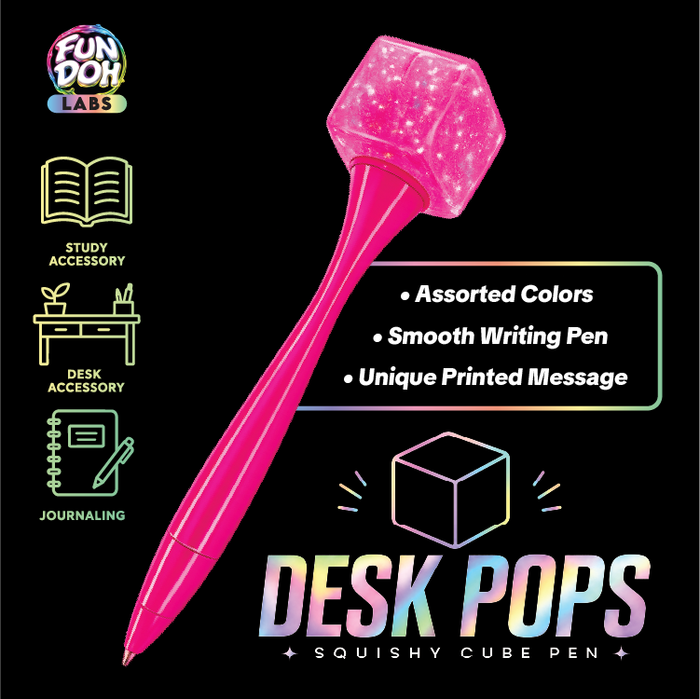 Fun Doh Squishy Cube Toy Pen