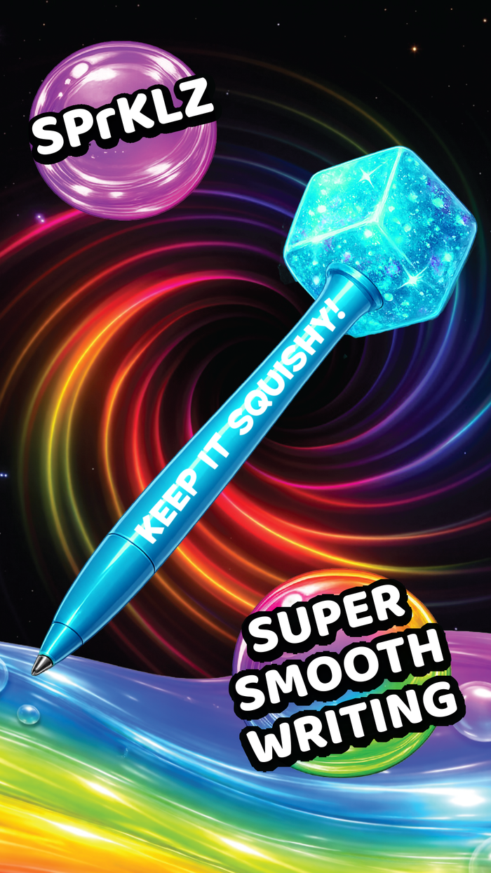 Fun Doh Squishy Cube Toy Pen