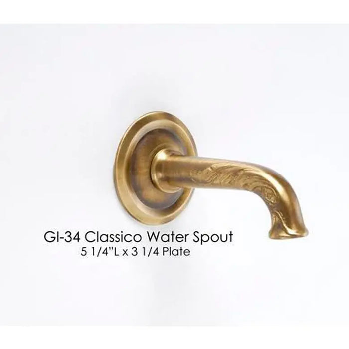 Giannini Garden Classico Water Spout Bronze GI-34