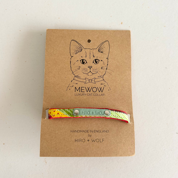 Hiro+Wolf Cat Collar, Rainforest