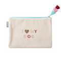 I Love My Dog Canvas Pouch