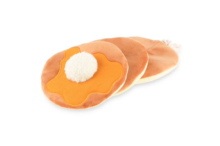 IHOP x P.L.A.Y. Squeaky Plush Dog toys, Breakfast Bundle
