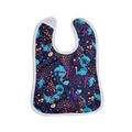 Indigo Plumes Bib