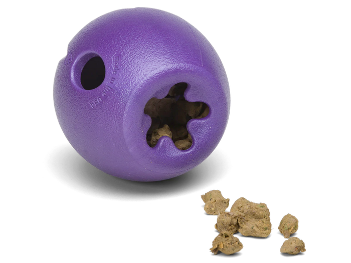 Interactive puzzle, food-dispensing dog toy, Zogoflex Echo Rumbl
