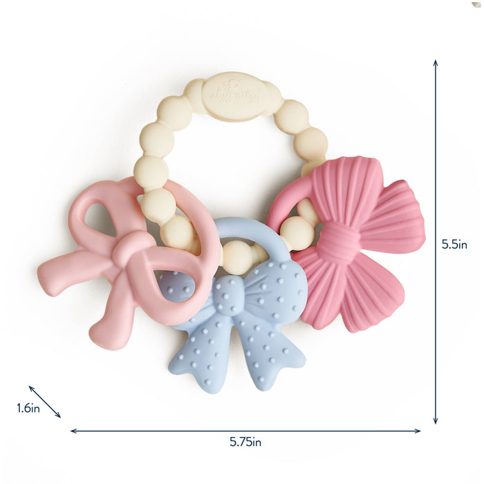 Itzy Trio™ Bow Teething Charms