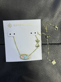 K-S Floral Bow Necklace