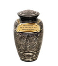 Large/Adult 200 Cubic Inch Metal Golden Aura Funeral Cremation Urn for Ashes