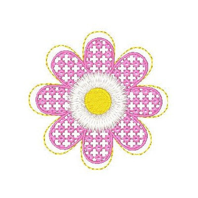 Floral machine embroidery design by sweetstitchdesign.com