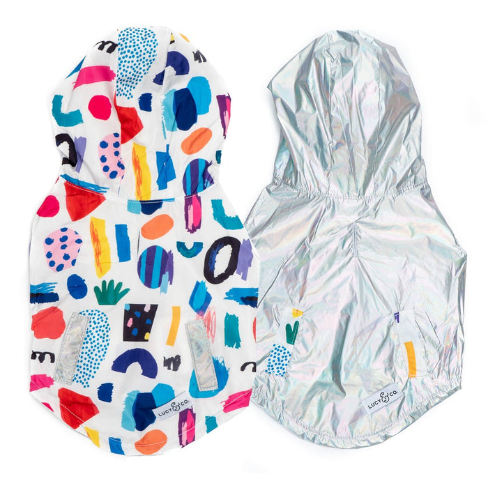 Lucy&Co Reversible Raincoat for Dogs, Singing in the Rain [FINAL SALE]