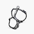 Nice Grill Dog Harness: Cream Black on Black Hemp [FINAL SALE]