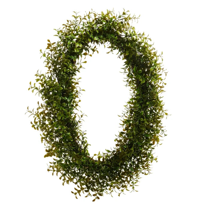 Oval Boxwood Wreath 26"