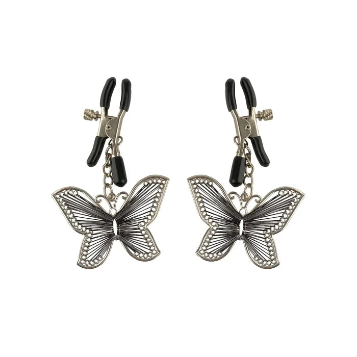 Pipedream® Pipedream Fetish Fantasy Series Butterfly Nipple Clamps Silver