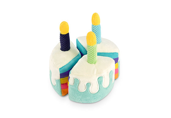 P.L.A.Y. Party Time Plush Dog toys, Bone Appetite Cake