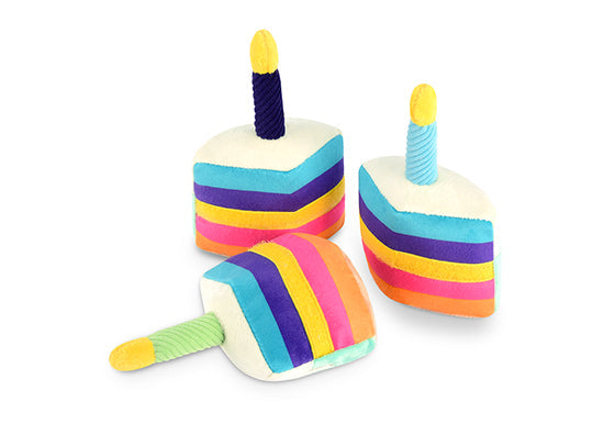 P.L.A.Y. Party Time Plush Dog toys, Bone Appetite Cake