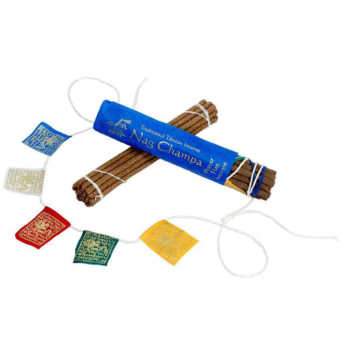 Prayer Flag and Incense Roll - Nag Champa - DZI (Meditation) - TheHomeToGo
