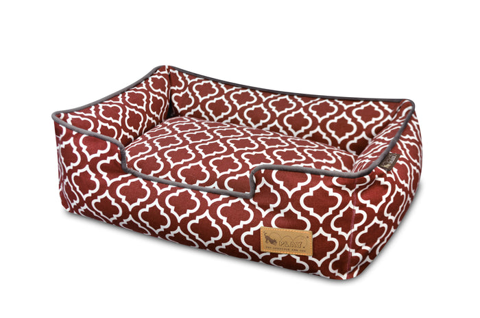 [Pre Order]Lounge Dog Bed: Moroccan Marsala