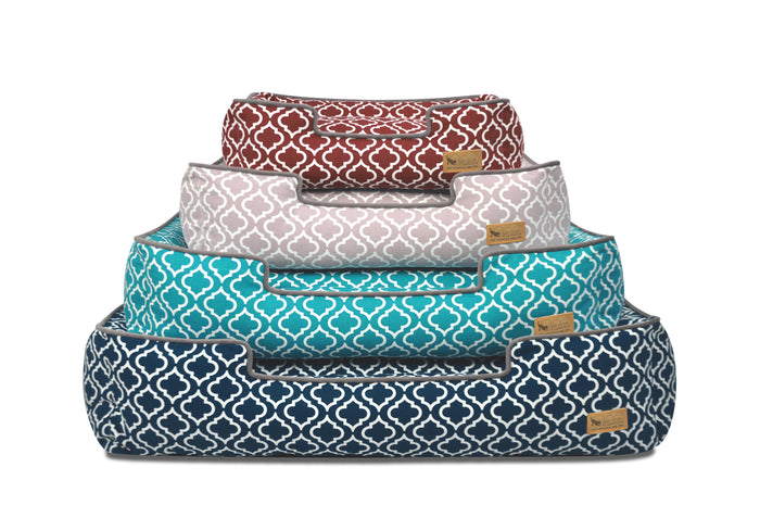 [Pre Order]Lounge Dog Bed: Moroccan Marsala