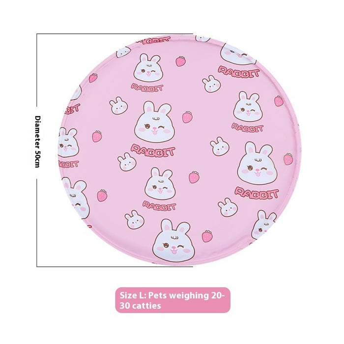 Round Pink Rabbit 50cm
