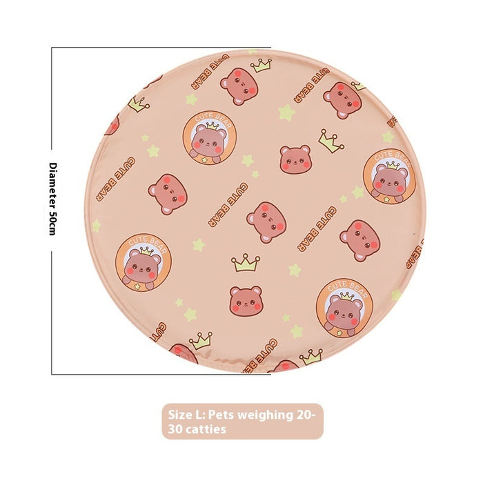 Round Light Coffee Bear 50cm