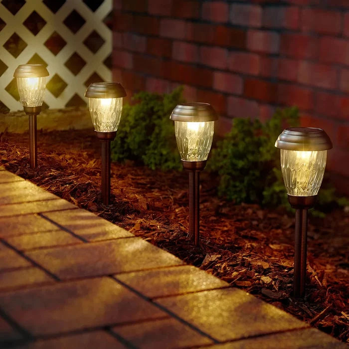 Smart Solar Charleston 6pack Solar Pathway Lights - Antique Bronze 3426WRM6-AB
