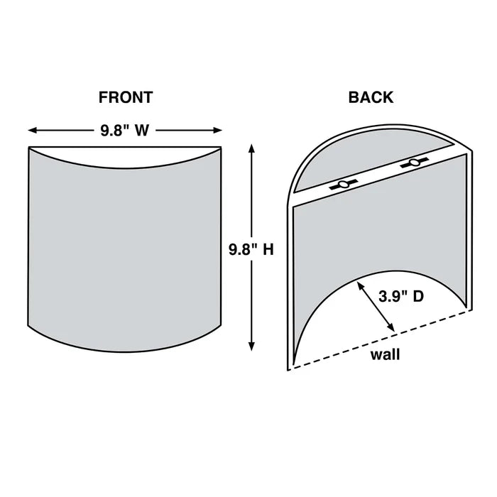 Smart Solar London Barrel Sconce IEL-2901 20UNPKD-T