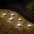 Smart Solar Paw Print Solar Accent Lights - Set of 6 3341WMM6
