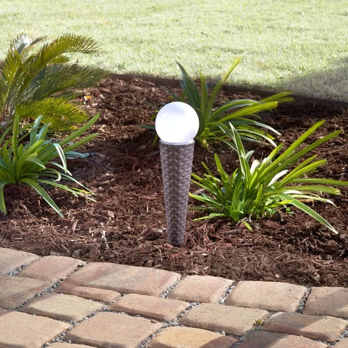 Smart Solar Pella Wicker Solar Pathway Lights - Set of 4 3414WMM4