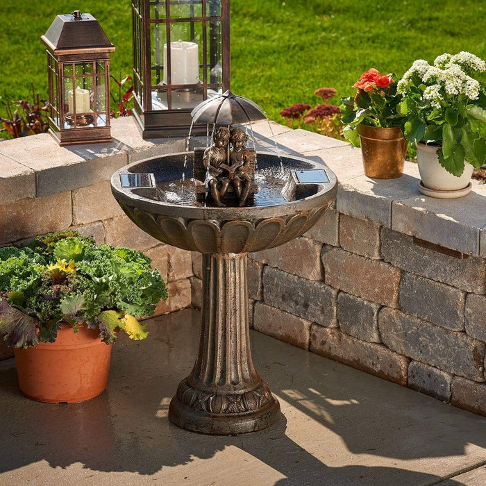 Smart Solar Umbrella Solar Outdoor Fountain 20326R01 20326R01