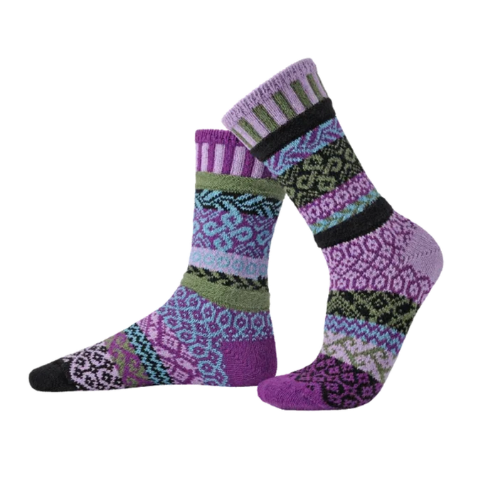 Solmate Socks - La Seine Crew Socks - Medium