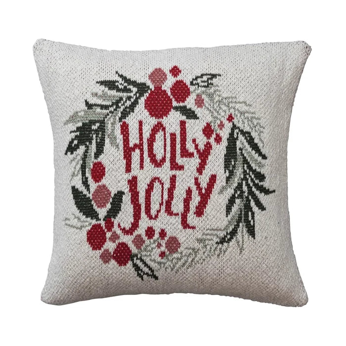 Square Cotton Printed Pillow