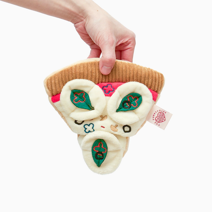 Squeaky Interactive Nosework Dog Toy, Pizza