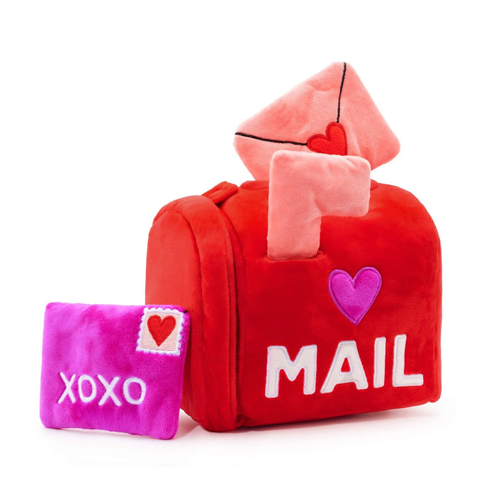 Squeaky Plush Interactive Snuffle Dog Toy, Love Letters