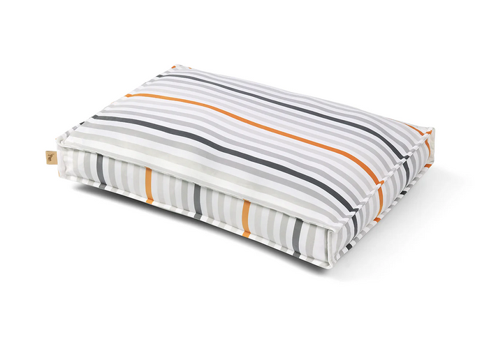 Standard Dog Bed: Seaside Boxy Oyster Grey