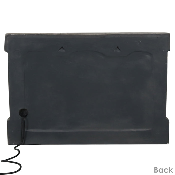 Sunnydaze 24" Ancient Outdoor Waterfall Fountain XCA-13283